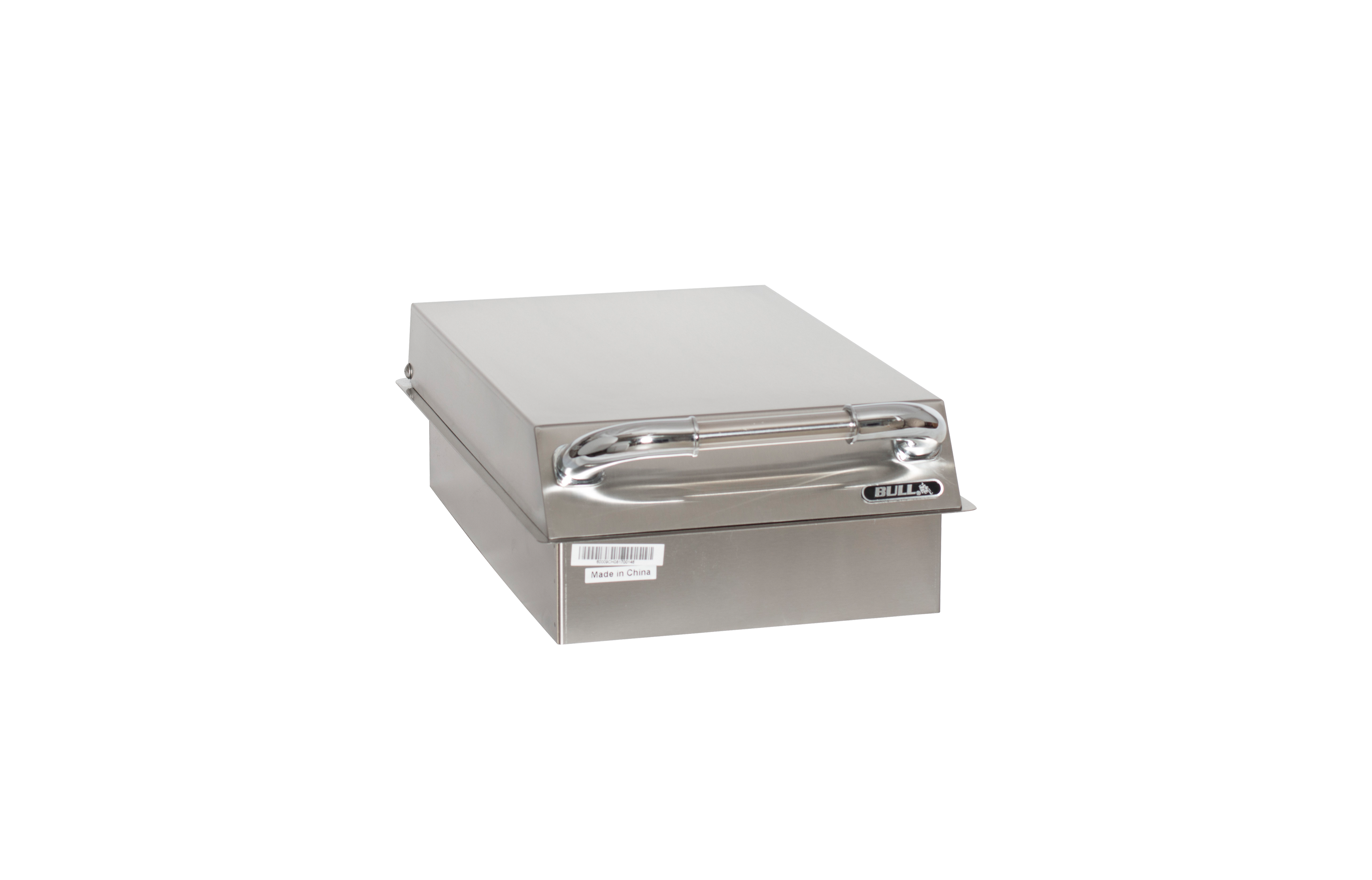 Bull Drop-In Natural Gas and Propane Gas Single Side Burner W/ Stainless Steel Lid -60008/9