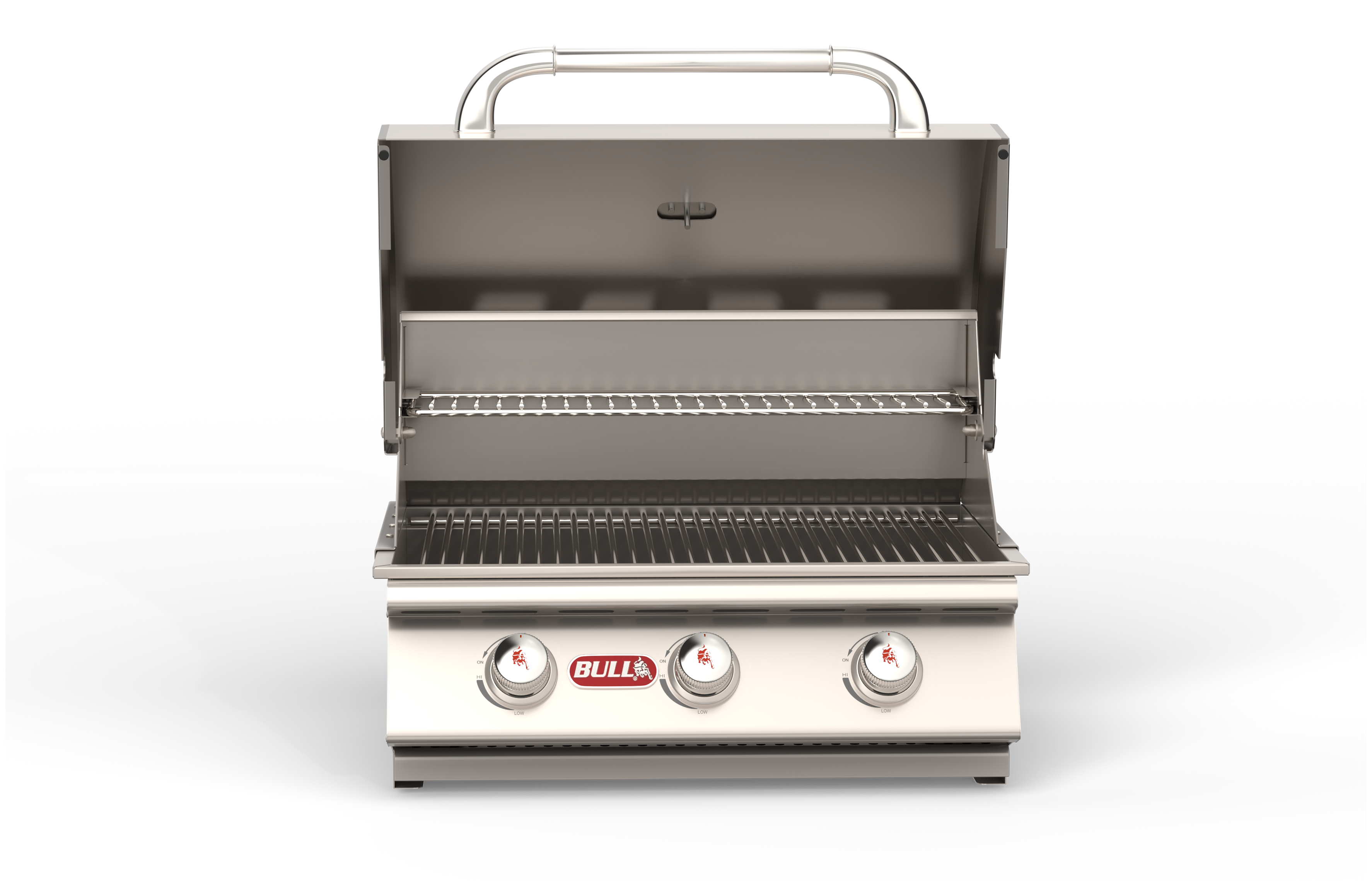 Bull Steer 30-Inch 3-Burner Built-In Natural Gas or Propane Gas Grill-69008/69009