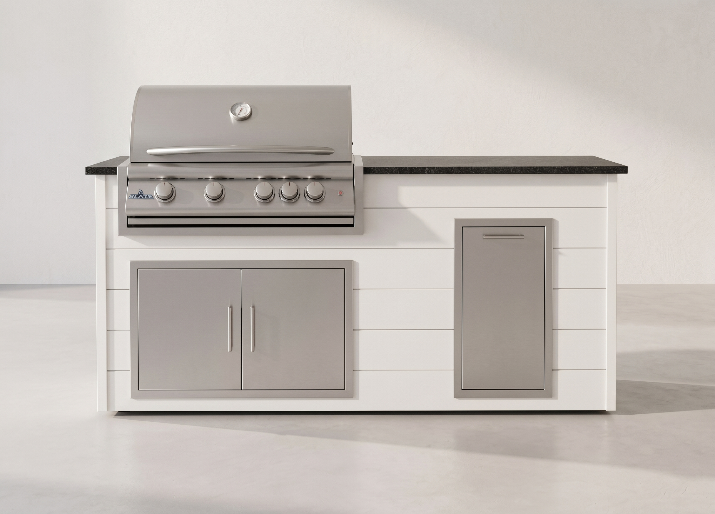 Blaze Quick Ship 72" Luxury Finished Outdoor Kitchen PKG 4-BLZ-QSHIP4