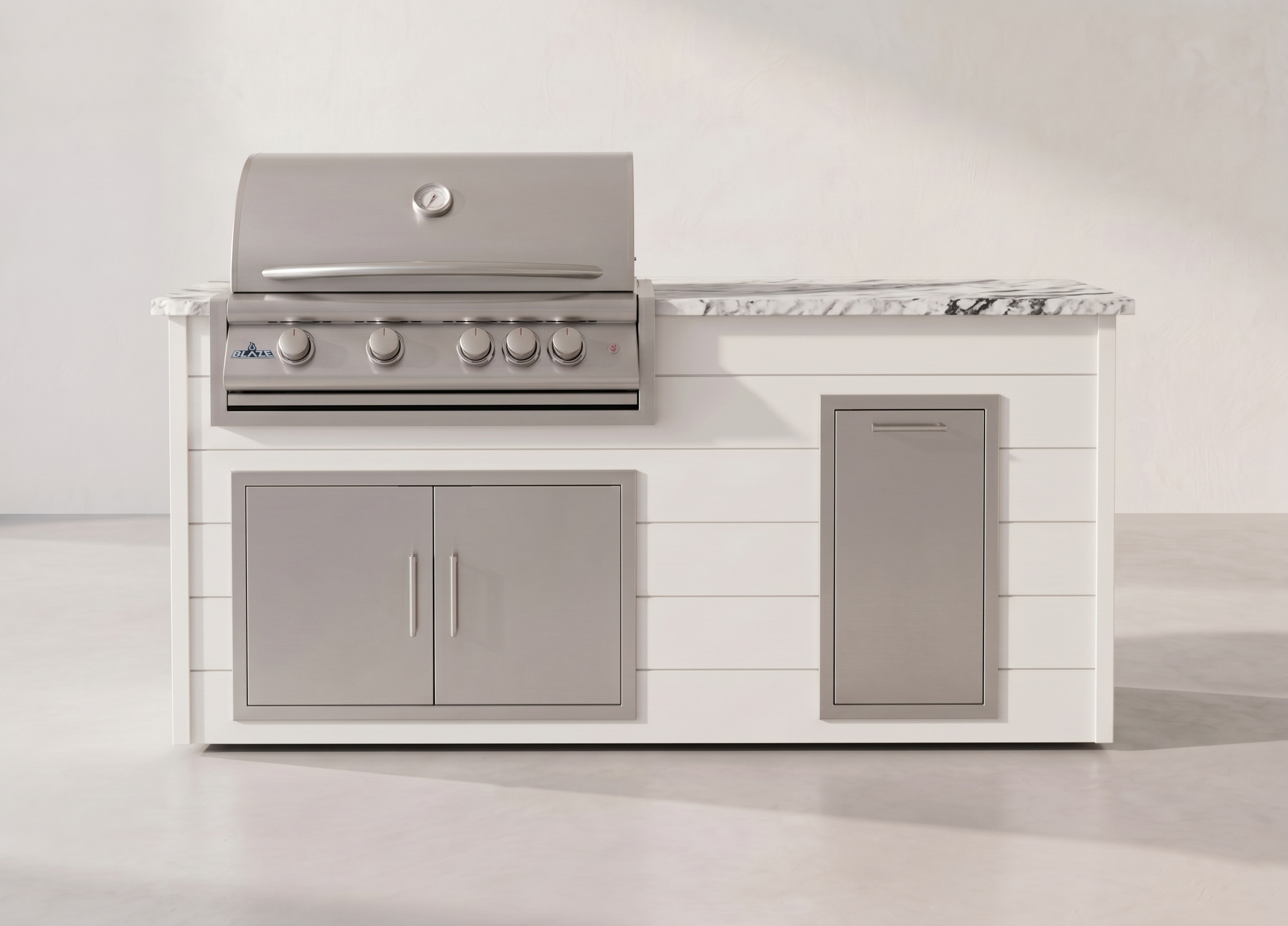Blaze Quick Ship 72" Luxury Finished Outdoor Kitchen PKG 4-BLZ-QSHIP4