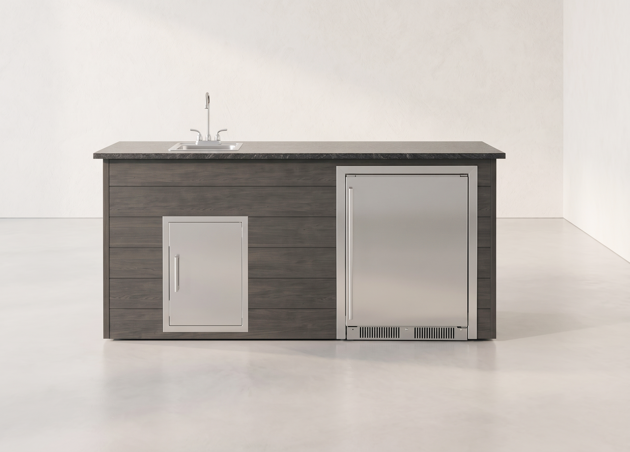 Blaze Quick Ship 72" Premium Finished Outdoor Kitchen PKG 11-BLZ-QSHIP11