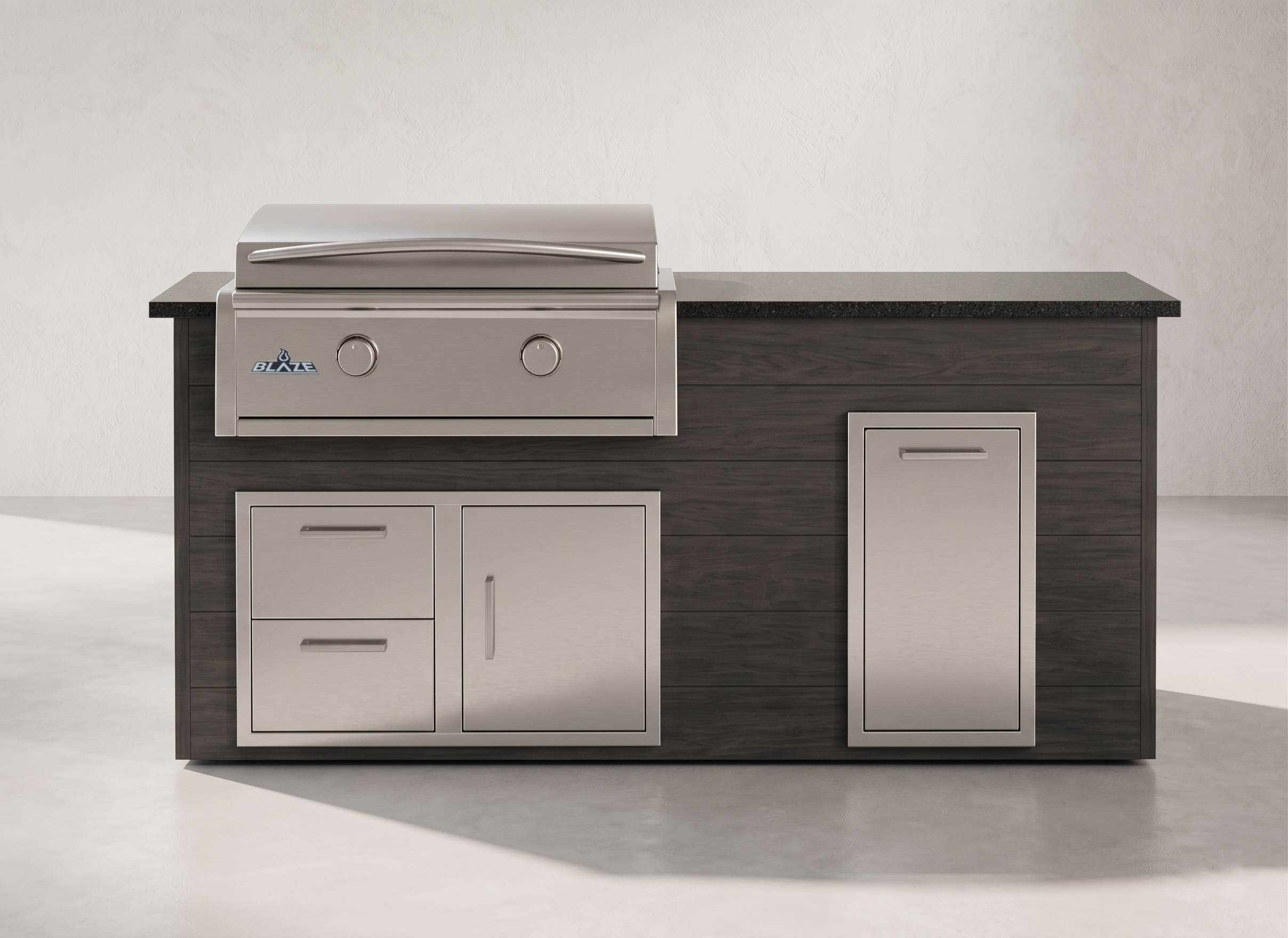 Blaze Quick Ship 72" Premium Finished Outdoor Kitchen PKG 7-BLZ-QSHIP7
