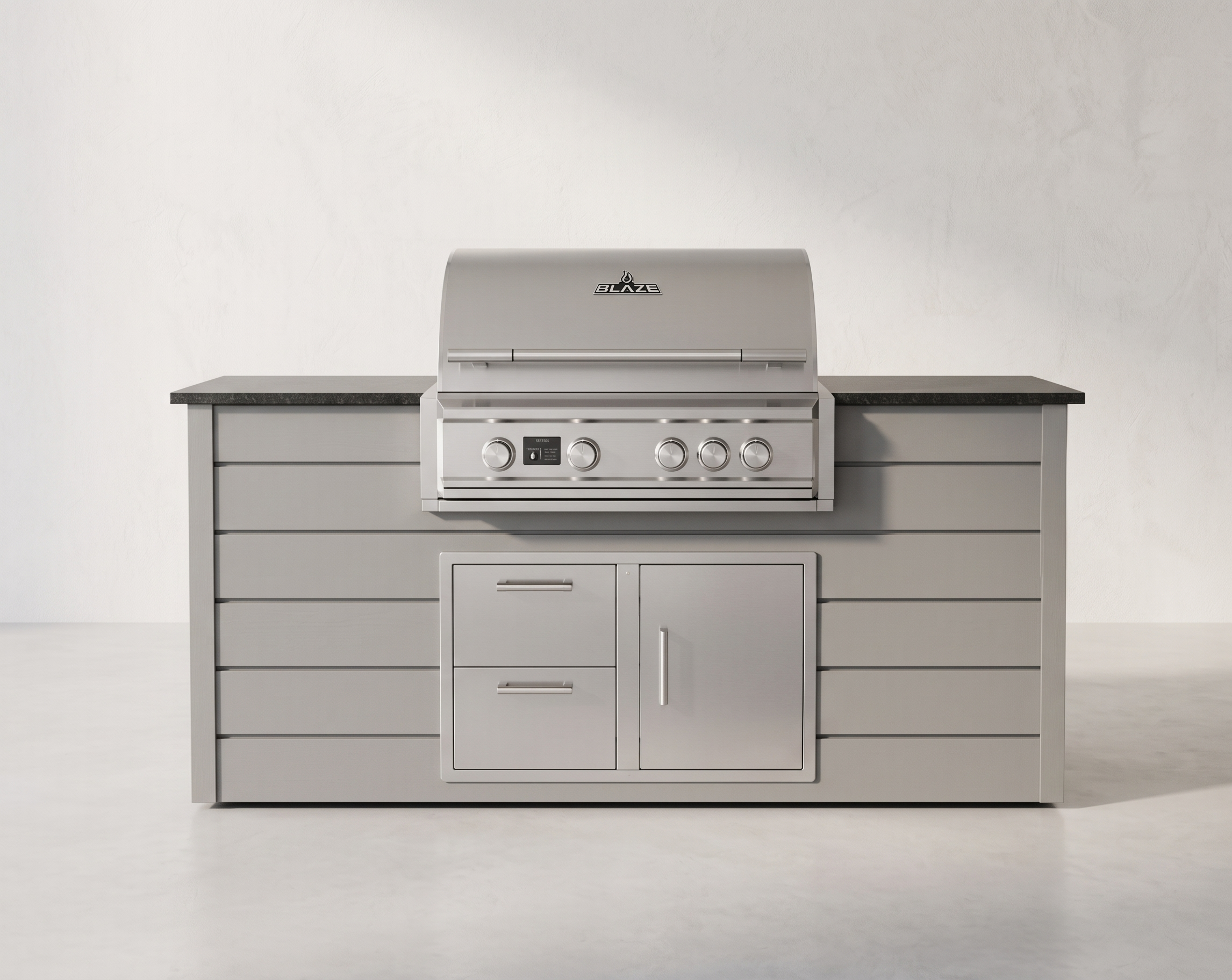 Blaze Quick Ship 72" Premium Finished Outdoor Kitchen PKG 5-BLZ-QSHIP5